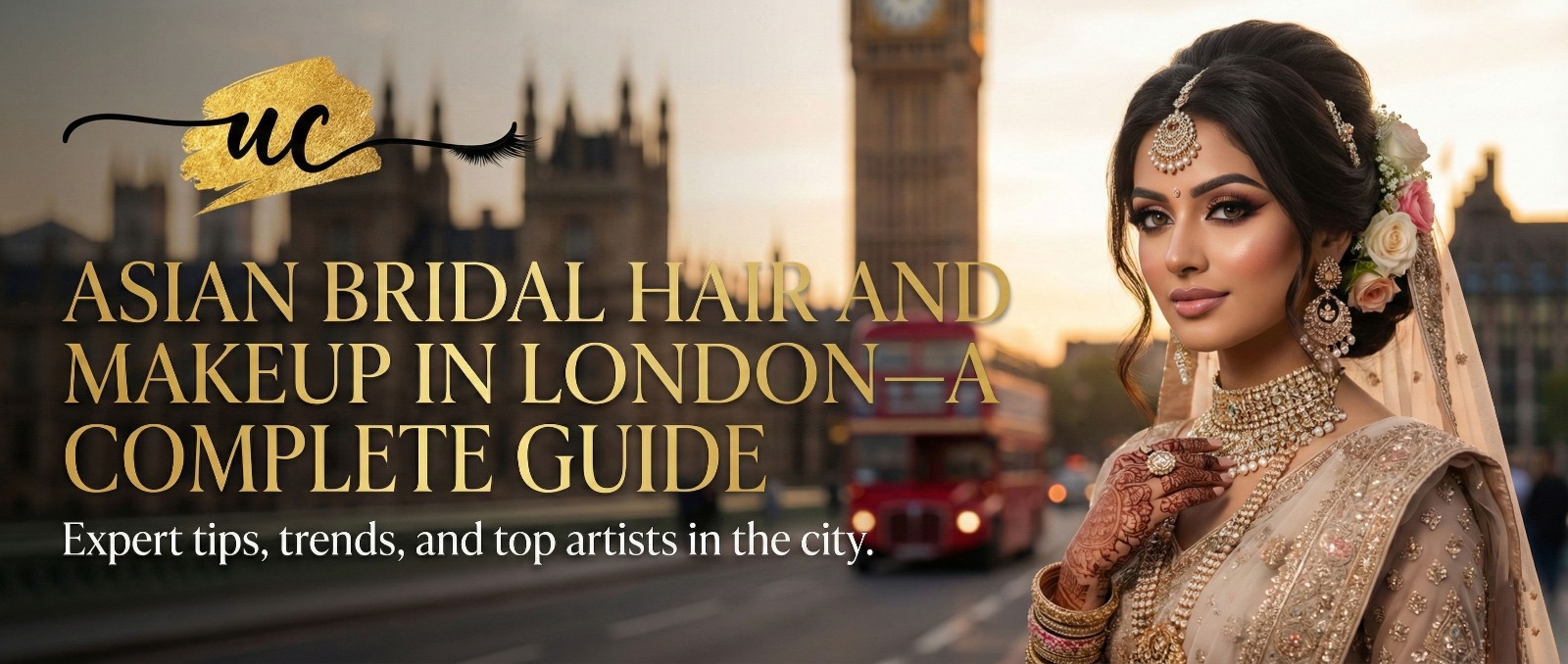 Asian bridal hair and makeup in London