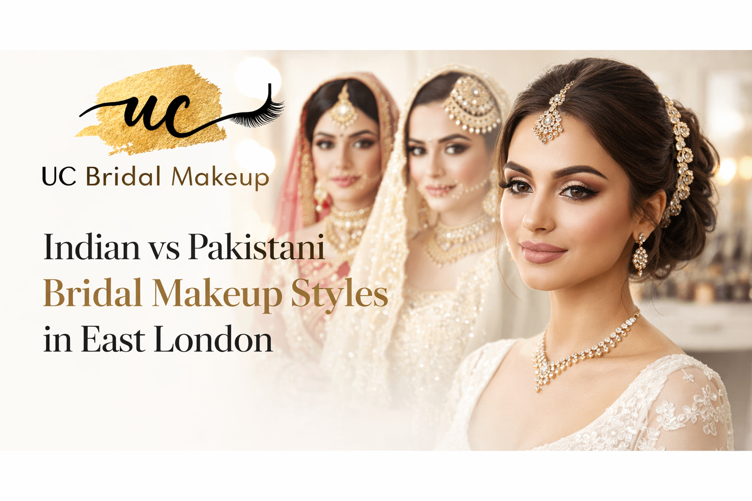 Indian bridal makeup in East London