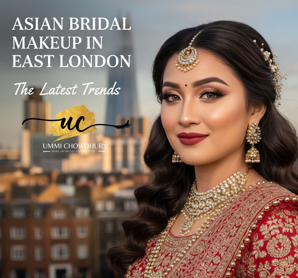 Asian bridal makeup in East London