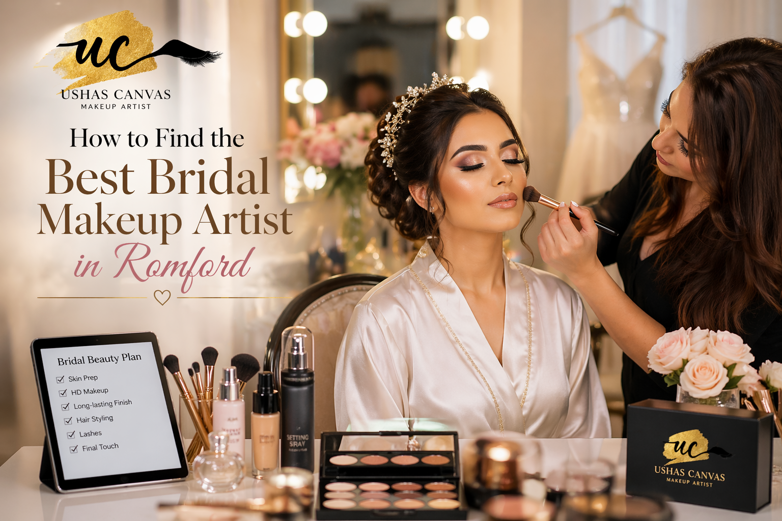 bridal makeup artist near Romford
