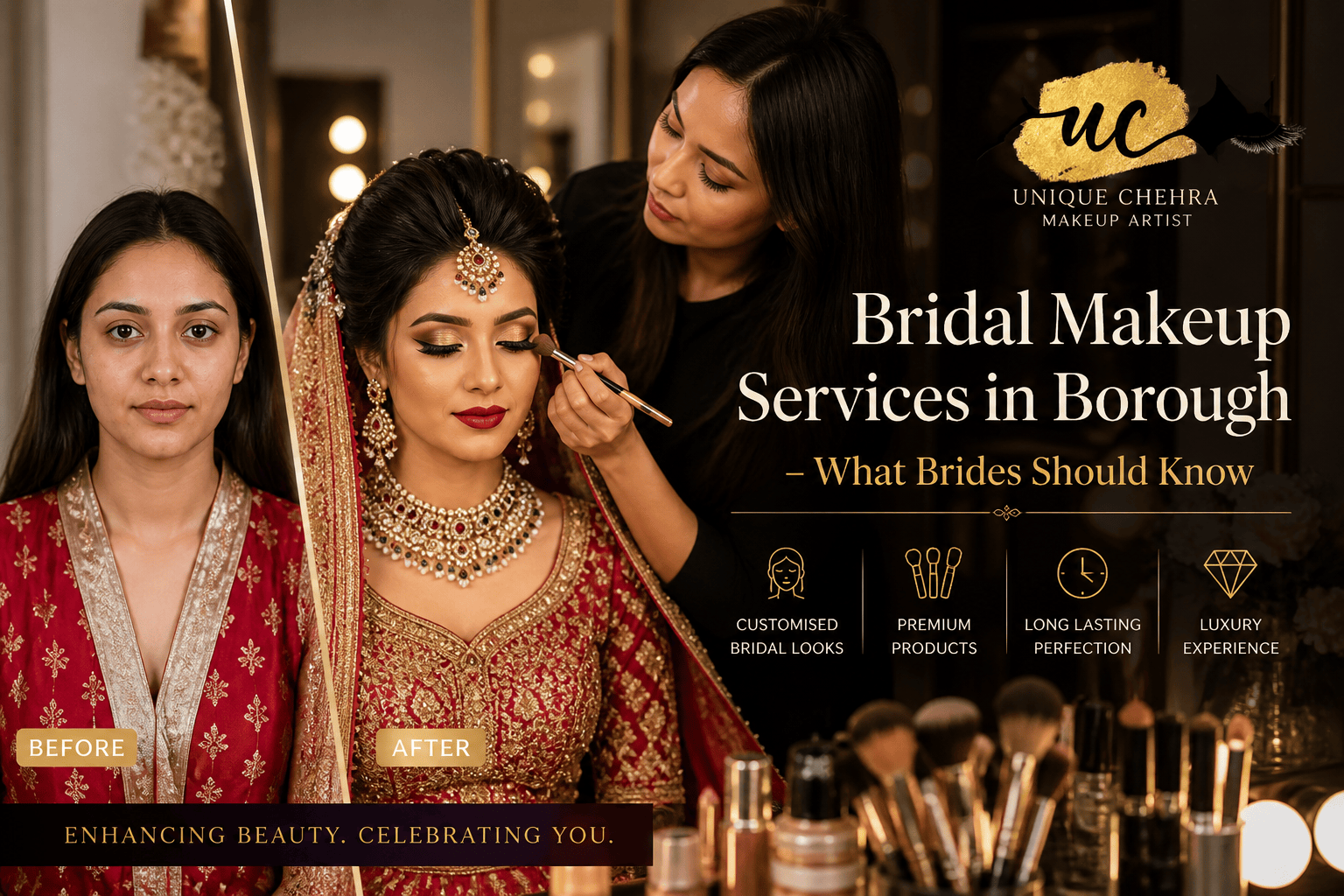 Asian bridal makeup artist near Borough