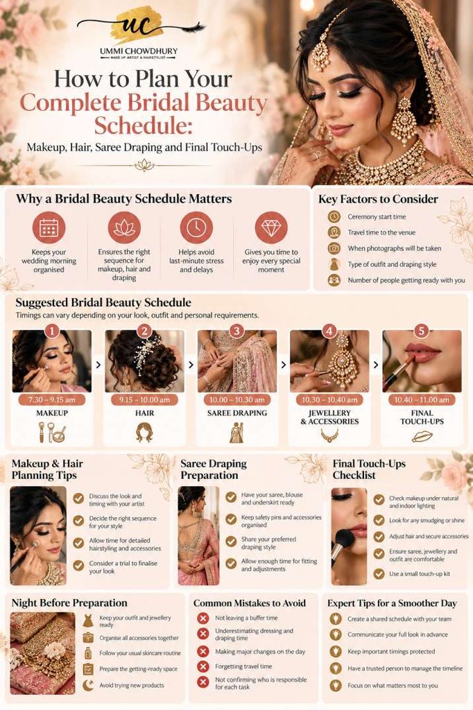 Bridal Beauty Schedule